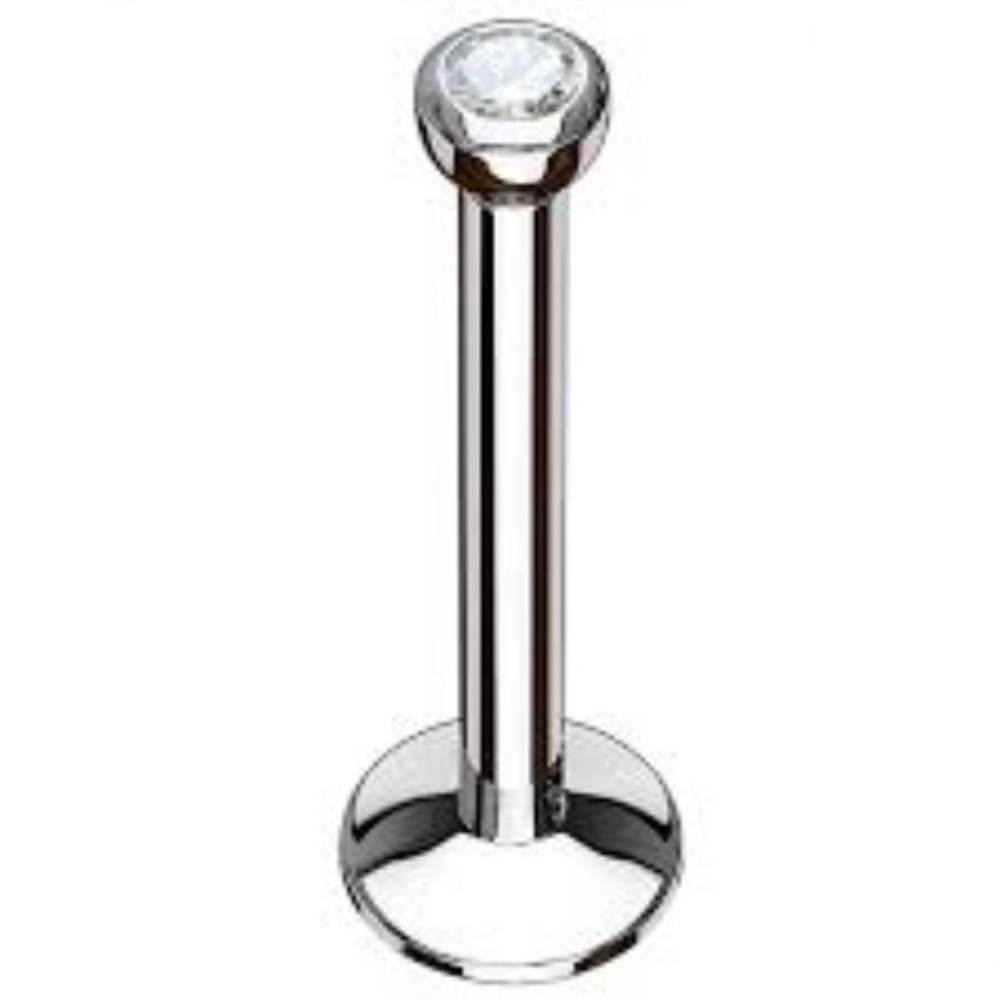 Steel Rhinestone Lip Ball Style Monroe Lip